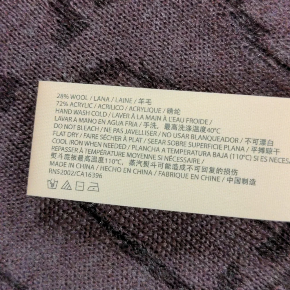 Juicy Couture Wool Blend Graffiti Scarf